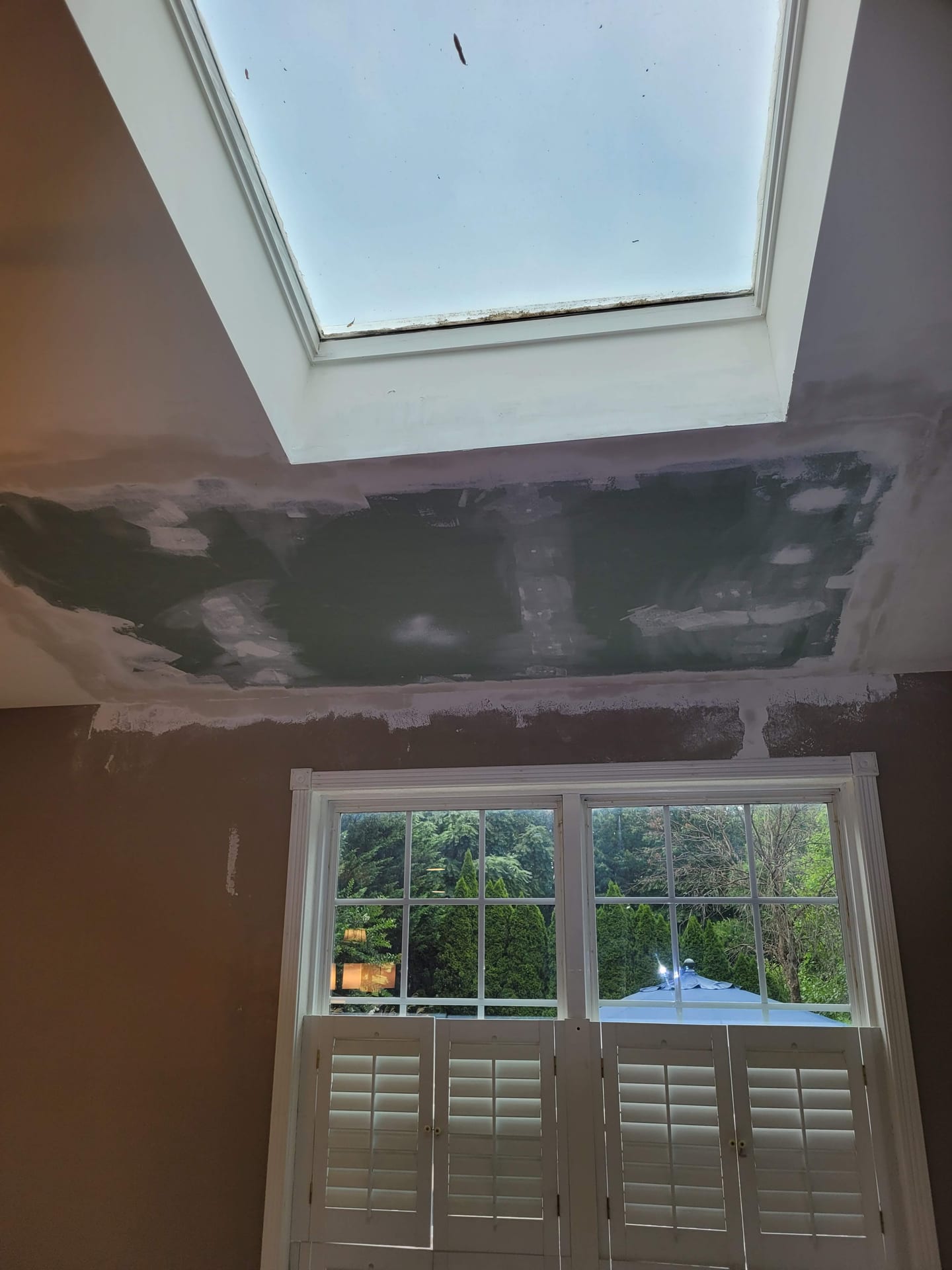 Ceiling Framing & Drywall Rebuild — Repaired joist framing, insulated ceiling cavities, and seamless drywall finishing.